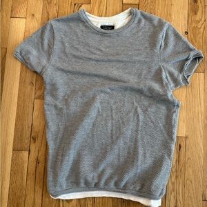 Zara men’s grey sweater tee S